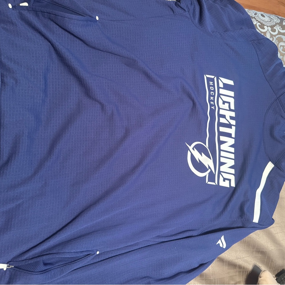 Fanatics Navy Lightning Hockey Sweatshirt